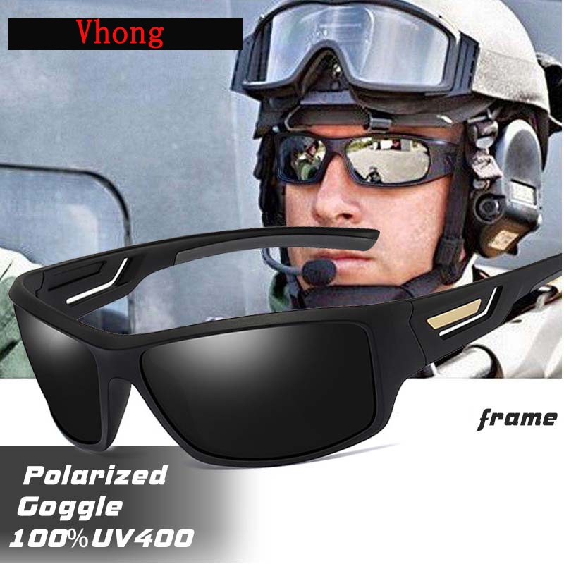 【Vhong Sunglasses】Y2K แว่นตากันแดด เลนส์โพลาไรซ์ ป้องกันรังสี UV400 สําหรับผู้ชาย เหมาะกับการขับขี่