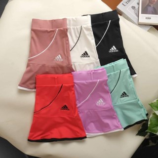 Adidas กระโปรงกีฬา มีซับใน เอวยางยืด เนื้อผ้า dri-fit ทรงสวยเหมาะสำหรับใส่เล่นกีฬา ตีกอล์ฟ เล่นเทนนิส