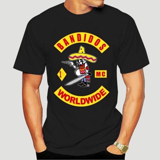 เสื้อยืดผู้ชาย เสื้อยืด พิมพ์ลาย Bandidos Mc Texas Motorcycle สําหรับผู้ชาย ไซซ์ S - 3Xl - 4775A