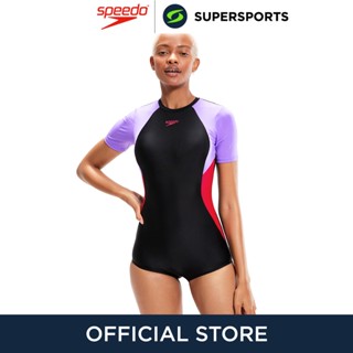 SPEEDO Colourblock Splice SS Extra Low Leg ชุดว่ายน้ำผู้หญิง