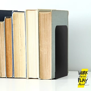 WHPH Shop ฉากกั้นหนังสือ มินิมอล ที่กั้นหนังสือ สำหรับ ชั้นวางหนังสือ bookend คุณภาพงานส่งออก Amazon