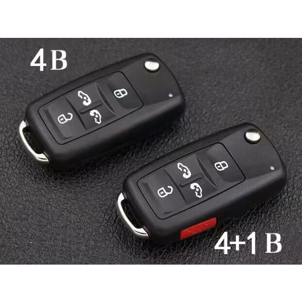 เคสรีโมทกุญแจรถยนต์ แบบเปลี่ยน สําหรับ Volkswagen 4 5B Passat Tiguan sagitar Golf Langyi Polo และอื่นๆ