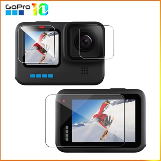 Gopro11 ฟิล์มกระจกนิรภัย กันรอยหน้าจอ HD กันรอยขีดข่วน สําหรับกล้องแอคชั่น