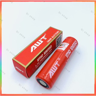 Di shop AWT ถ่านชาร์จ AWT IMR18650 3000mAh (Red) 35A 2 ก้อน+กล่องใส่ถ่าน ถ่าน