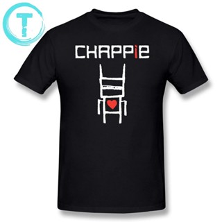 เสื้อเชิ้ตแขนสั้น เสื้อยืดแขนสั้น ไม่ต้องรีด ลายกราฟฟิก chappie Love chappie สำหรับผู้ชาย