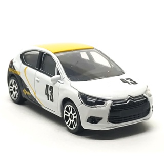 Majorette Citroen DS4 - 43 Supersonic - Yellow Roof White/Black ล้อ D5S Scale 1/64 (8cm) ไม่มี package