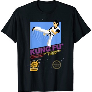 Nintendo NES Kung Fu Action Series เสื้อยืดกราฟิกย้อนยุค