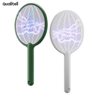 Qualitell ไม้ตียุงไฟฟ้า 3500V 3 ชั้น มีประสิทธิภาพ แขวนได้ ปลอดภัย สําหรับใช้ในบ้าน นอกบ้าน