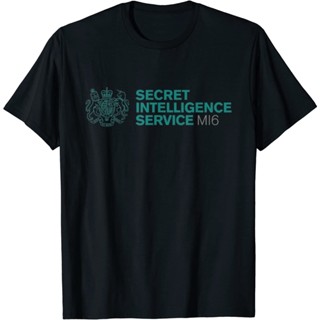 หน่วยสืบราชการลับลับบริการ SiS MI6สหราชอาณาจักร Spy หน่วยงานเสื้อยืด