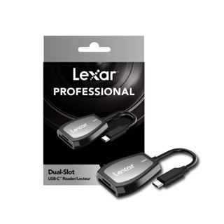 Lexar RW470 Professional USB-C Dual-Slot Card Reader 2-in-1 การ์ดรีดเดอร์ รองรับ SD และ microSD Card