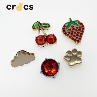 Crocs จี้โลหะ รูปดอกไม้ คุณภาพสูง สําหรับรองเท้า Crocs DIY