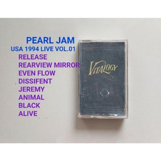 □มือ2 pearl jam เทปเพลง□อัลบั้ม USA 1994 LIVE VOL.01(ลิขสิทธิ์แท้ )(แนว grunge rock) .