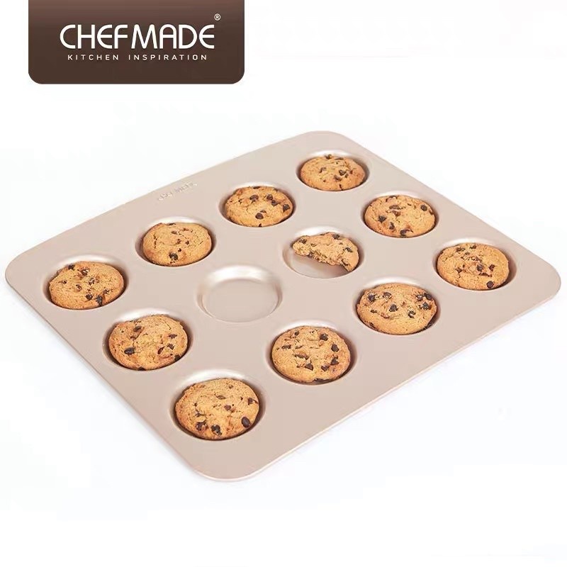 พิมพ์คุกกี้ 12 ช่อง WK9405 CHEFMADE Non-stick  หยกออนไลน์