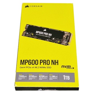 Corsair MP600 PRO NH 1TB PCIe Gen4 x4 NVMe M.2 2280 SSD, CSSD-F1000GBMP600PNH