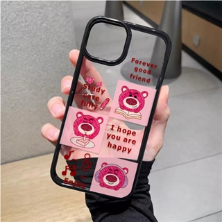 เคสโทรศัพท์มือถืออะคริลิคใส แบบแข็ง ลายตาราง สําหรับ iphone 14promax 11 13 12 7Plus 8 X XS Max