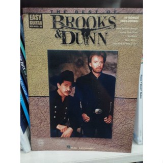 THE BEST OF BROOKS &amp; DUNN - EASY GUITAR WITH NOTES &amp; TAB (HAL)073999795110