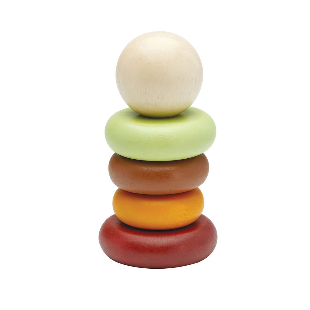 PlanToys ของเล่นไม้ 5286 My First Stacking - Modern Rustic เสริมพัฒนาการ สำหรับเด็กอายุ 12 เดือน ขึ้นไป — صورة 6