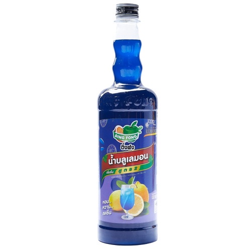 ติ่งฟง น้ำหวานรสบลูเบอร์รี่  760ml.  หยกออนไลน์