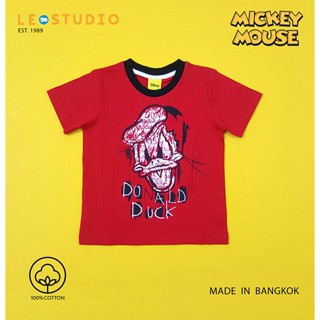 Mickey Mouse by เลซองฟอง 1W19F05 ( ) เสื้อยืดแขนสั้นเด็กชายลิขสิทธิ์ห้าง