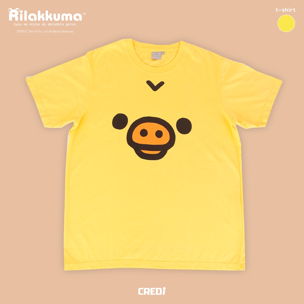 เสื้อยืดคอกลมหน้า คิโรโทริ No.003 (Kiiroitori Face T-shirt - No.003)