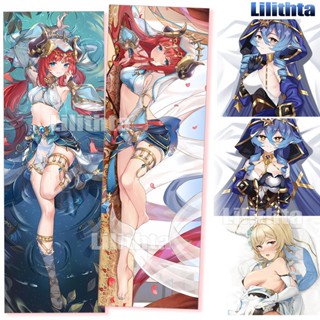 ปลอกหมอน ลายการ์ตูนอนิเมะ Dakimakura Genshin Impact Nilou Layla Lumine Game แฮนด์เมด