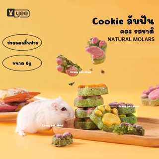 [Crazy pet shop]คุกกี้ลับฟัน ช่วยลดกลิ่นปาก คละสี สำหรับแฮมเตอร์