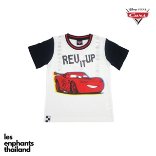 Cars by เลซองฟอง 1C19E01 ( ) เสื้อคอกลมแขนสั้นเด็กชายลิขสิทธิ์ห้าง