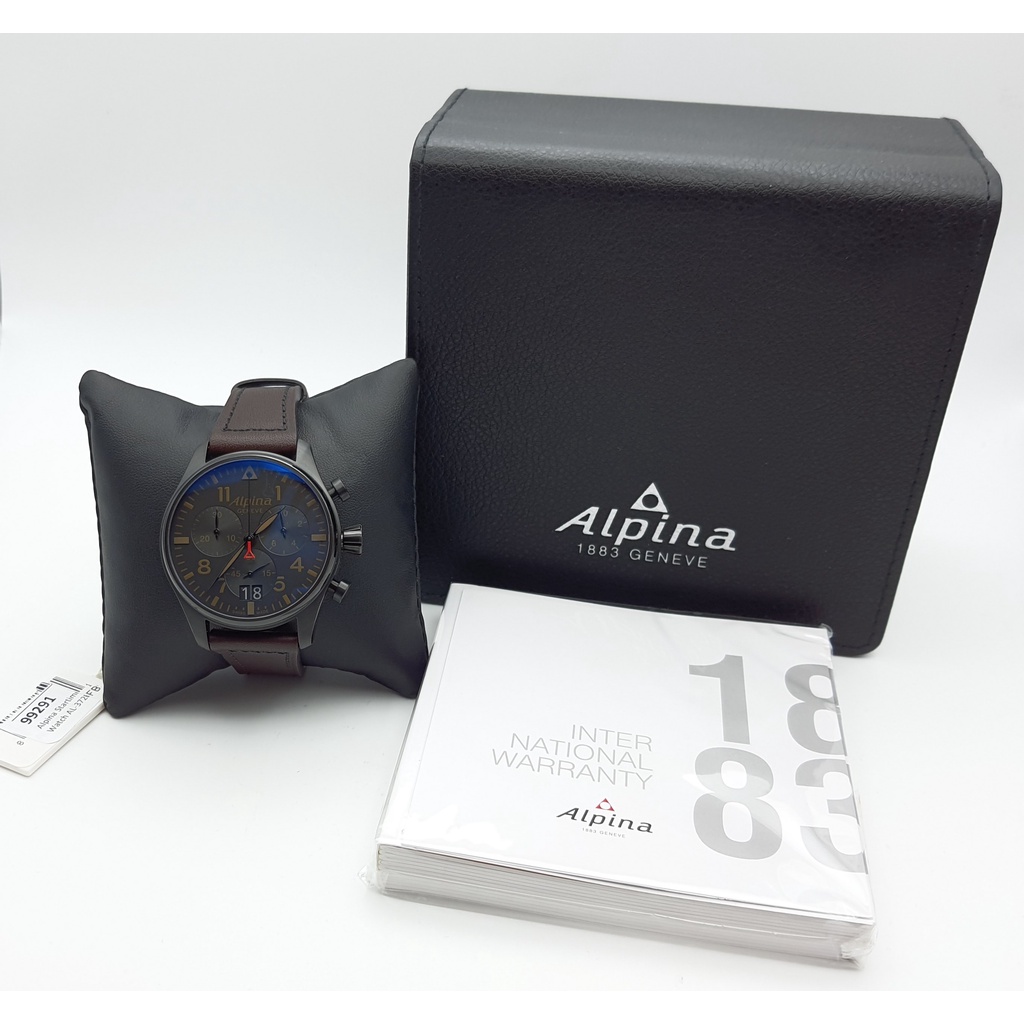 นาฬิกา ALPINA MEN'S AL-372BBG4FBS6 STARTIMER PILOT QUARTZ CHRONOGRAPH พร้อมกล่อง (ใหม่) NO.01