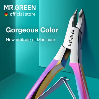 Mr.green Gorgeous กรรไกรตัดหนังกําพร้า หนังกําพร้า หลากสี กรรไกรตัดเล็บ ที่กันจอน หนังกําพร้าที่ตายแล้ว เครื่องมือสเตนเลสสตีล