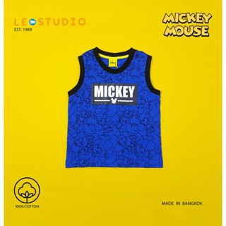 Mickey Mouse by เลซองฟอง 1W19E01 ( ) เสื้อยืดแขนกุดเด็กชายลิขสิทธิ์ห้าง