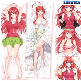 หมอนอนิเมะ ปลอกหมอนพิมพ์ลายการ์ตูน เจ้าสาวผมเป็นแฝดห้า Dakimakura Nakano Itsuki The Quintessential Quintuplets 5-Toubun no Hanayome อะนิเมะหมอน ขายปลีกและขายส่ง Amine Game Pillowcase 抱き枕 动漫抱枕