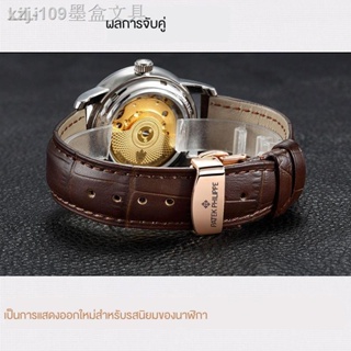 ☒№◕Patek Philippe สายนาฬิกาหนังแทนหัวหนังผีเสื้อหัวเข็มขัดสแน็ปคู่อุปกรณ์เสริมกลไกนาฬิกาผู้ชาย 20/22 มม.