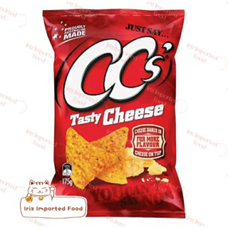 ซีซี ขนมข้าวโพดอบกรอบแผ่นรสชีส นาโชชิพ CCs Tasty Cheese Corn Chips 175g.