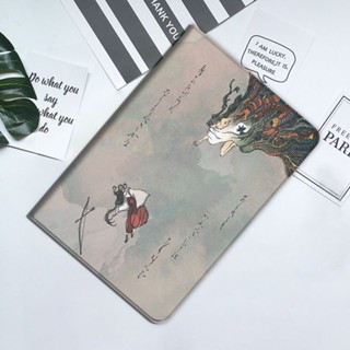 Inuyasha เคสไอแพด air 3 4 5 mini 4/5/6 เคส iPad gen 7 8 9 gen10 case ipad pro 11 2022 pen slot Airbag tri-fold cover