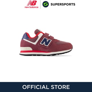 NEW BALANCE 574 Hook &amp; Loop รองเท้าลำลองเด็ก รองเท้าผ้าใบ