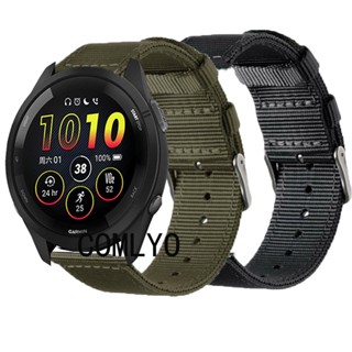 สายนาฬิกาข้อมือไนล่อน แบบนิ่ม สําหรับ Garmin Forerunner 265 255