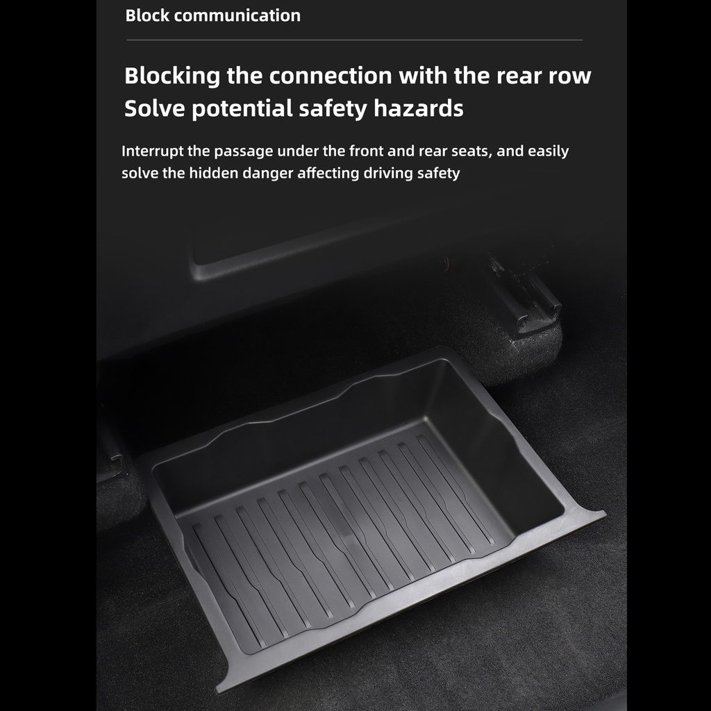 Under Seat Storage Box Underseat Storage Tray สําหรับ 2 ชิ้น