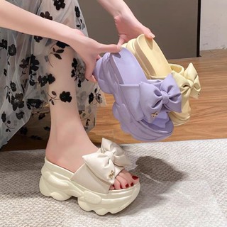 พร้อมส่ง!! รองเท้าส้นตึก รองเท้าแฟชั่น สูง9cm size34-39