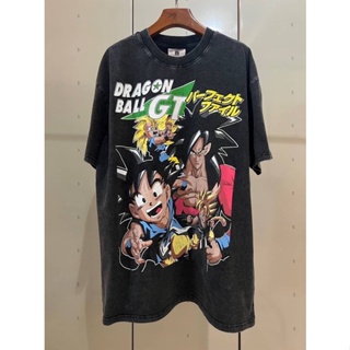 เสื้อแขนสั้น วินเทจ DRWGON BALL GT GOKU VINTAGE (OVERSIZED) S-M