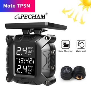 PECHAM ระบบตรวจสอบความดันลมยางรถจักรยานยนต์ เซ็นเซอร์ยาง TPMS สําหรับรถจักรยานยนต์ และสกูตเตอร์