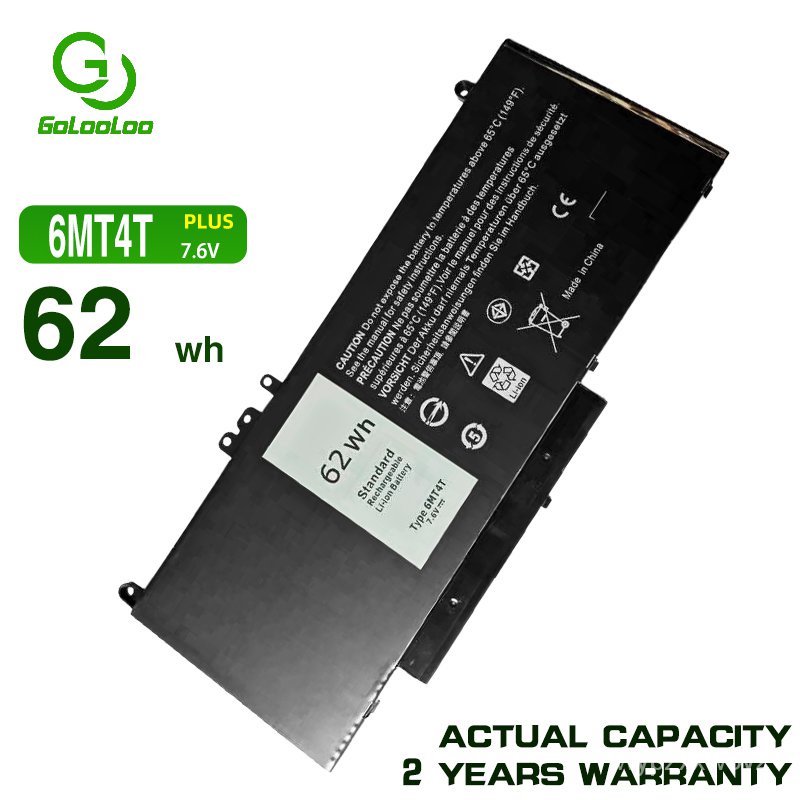 Golooloo แบตเตอรี่แล็ปท็อป6MT4T สำหรับ Dell Latitude E5470 E5570โน้ตบุ๊ค15.6 "; M3510 TXF9M 07V69Y 7