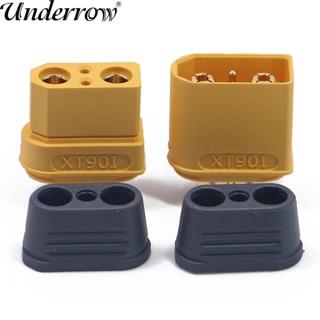 5 / 10 / 20/50คู่ Amass XT90I Plug Connectors 4.5Mm Gold Bullet Plated Connector Plug ชายหญิงสำหรับรุ่น RC แบตเตอรี่