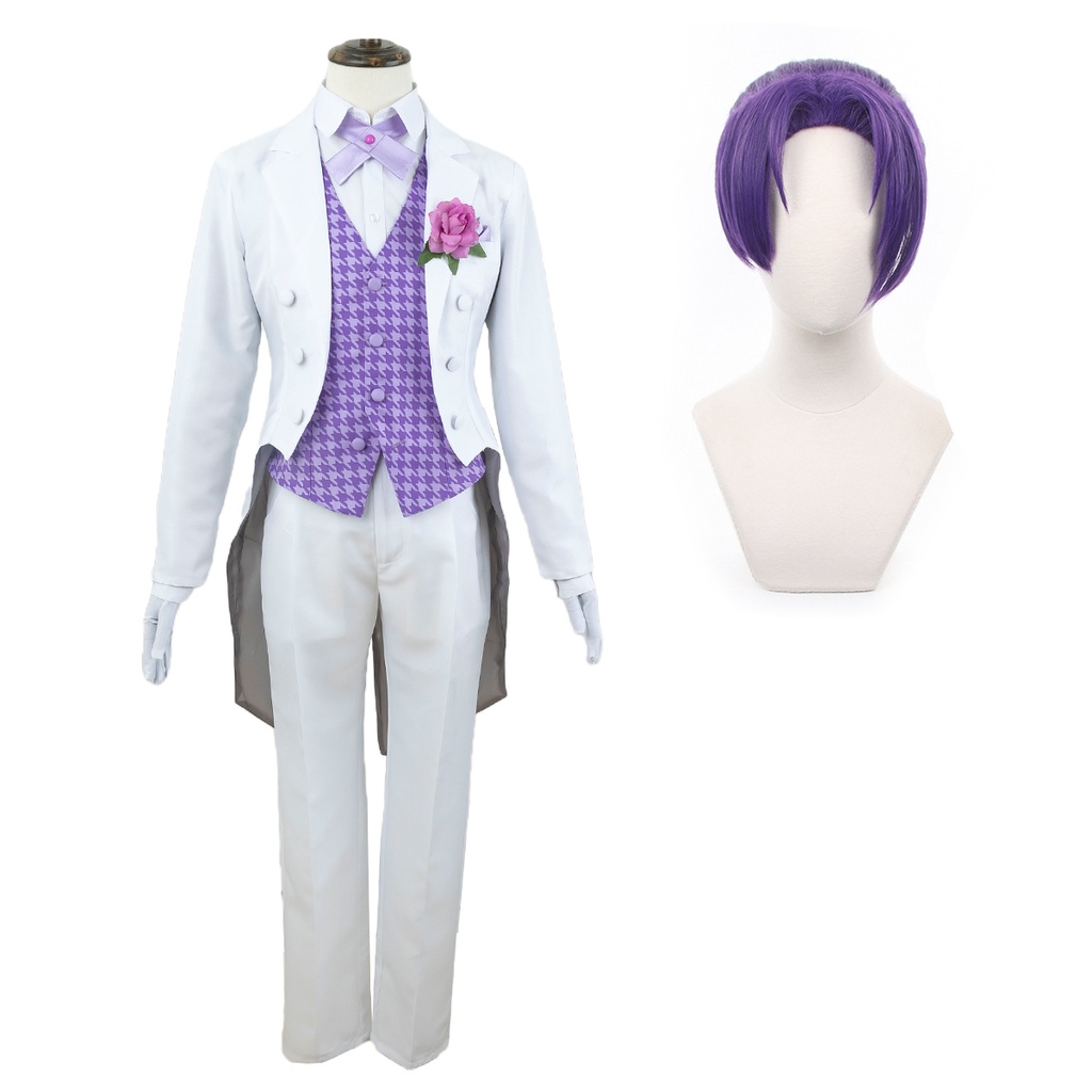 Holoun BLUE LOCK Cosplay REO Costume ชุดคอสเพลย์ ชุดยูนิฟอร์มนักเรียน ชุดทักซิโด้ สีฟ้า