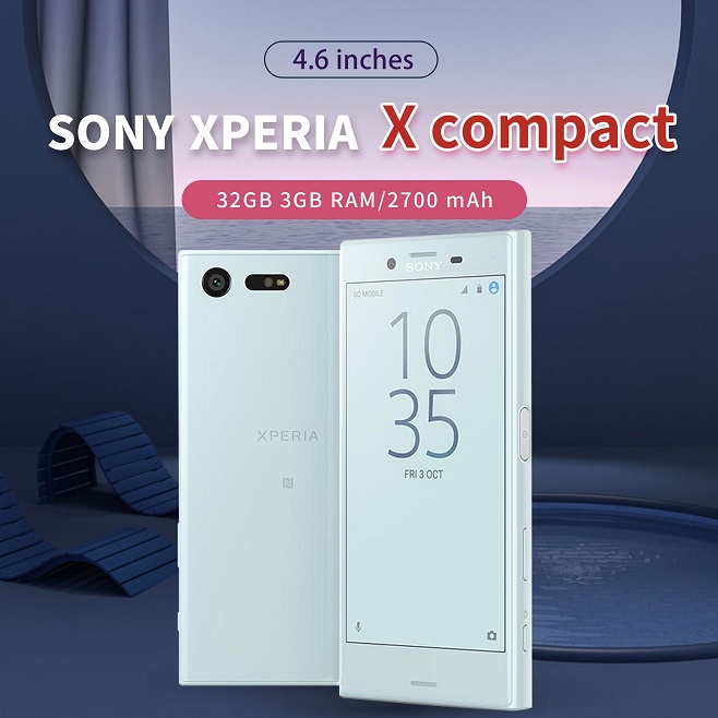 โทรศัพท์มือถือ Sony / Sony Xperia X ขนาดกะทัดรัดหน้าจอ 4.6 นิ้ว 32GB RAM 3GB Android Original Compact Phone Waterproof