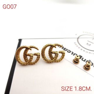 ต่างหู ตุ้มหูติดหู G พร้อมส่ง ถูกที่สุด!!งานดีสุด!!G007