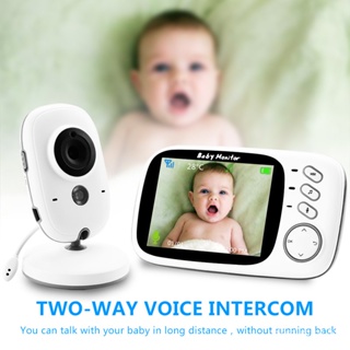 VB603 2.4G Wireless Video Baby Monitor 3.2นิ้ว LCD 2 Way Audio Talk Night Vision การเฝ้าระวังความปลอดภัยกล้อง Babysitter