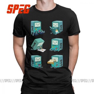 เสื้อเชิ้ตแขนสั้น ไม่ต้องรีด เสื้อยืด พิมพ์ลาย Bmo Adventure Time สไตล์ตะวันตก คุณภาพดี สําหรับผู้ชาย