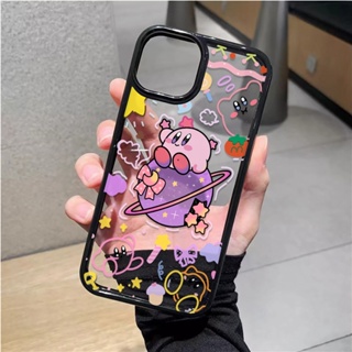 เคสโทรศัพท์มือถืออะคริลิคใส แบบแข็ง ลายดาวเคราะห์ Kirby สําหรับ iphone 14promax 11 13 12 7Plus 8 X XS Max