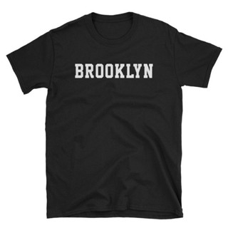 เสื้อยืดคอกลม เสื้อยืดครอปเสื้อยืด พิมพ์ลาย Gildan Distro Brooklyn สําหรับผู้ชาย และผู้หญิงS-5XL