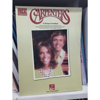 CARPENTERS NOTE FOR NOTE VOCAL TRANSCRIPTIONS - CARPENTERS (HAL)073999860153